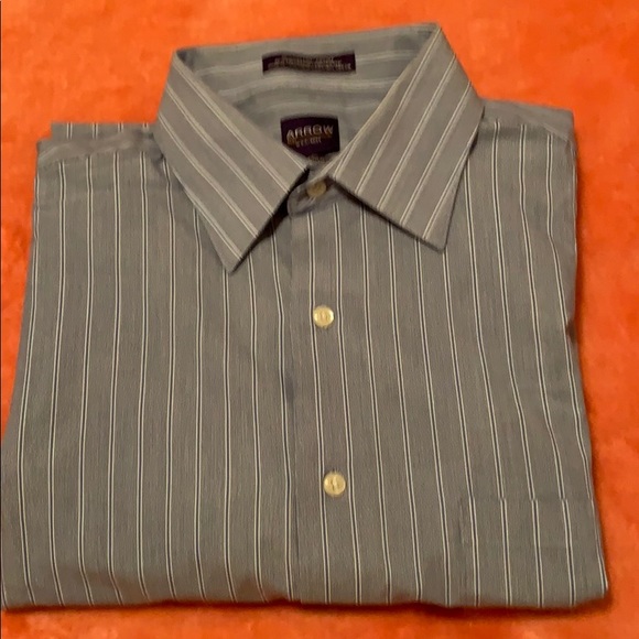 Arrow wrinkle free short sleeve regular fit shirt - Picture 2 of 13